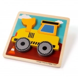 Bigjigs Toys homlokrakodós berakó puzzle