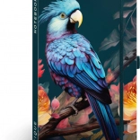 NOTIQUE jegyzetfüzet, papagáj, vonalas, 13 × 21 cm