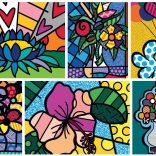 Puzzle kollázs virágok 2000 darab