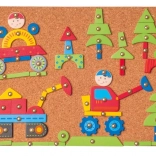 Woody Szeges forma-deszka közlekedési eszközökkel