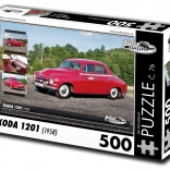 RETRO-AUTA puzzle Škoda 1201 (1958), 500 darab