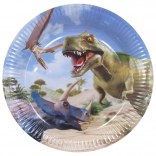Papír parti tányérok DINO 23 cm, 6 db