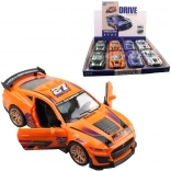 elemes játékautó kijelzős dobozban, 8 db