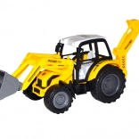 Traktor rakodókanállal lendkerekkel