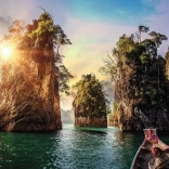 1000 darabos puzzle – Három szikla Cheow-ban, Thaiföld