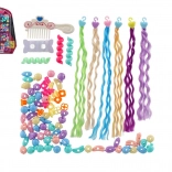 Gyöngy- és fonat szett hajra