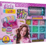 Karkötőkészítő készlet szövőállvánnyal és tartozékokkal