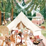 MAGNOLIA 1000 darabos sátorozás puzzle