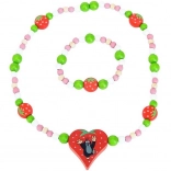 Detoa nyaklánc és karkötő Kisvakond és eperkék