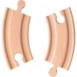 Vasúti kanyarok – rövid sínek, 4 db