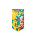 Dino puzzle Elefánt Mio 24 darab