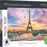 Puzzle TREFL UFT Romantikus naplemente – Eiffel-torony 1000 darab