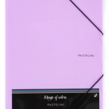 Gumis A4-es mappa PASTELINI, lila