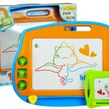 Mágneses rajztábla Varázstörlő 2 az 1-ben gyerekeknek