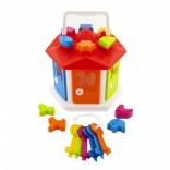 Műanyag kulcsos formabedobó házikó