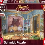 Schmidt titokzatos puzzle June utazása: June kisasszony hálószobája 1000 darabos