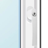 Kulccsal zárható ablakkilincs – fehér