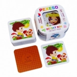 Pexeso Gyermekév – vízálló, 64 kártya fém dobozban