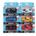 Versenyautó szabadon futó kerekekkel 7,5 cm