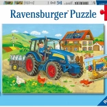 Puzzle 2x12 darabos Építkezési terület és farm