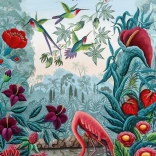 Egzotikus kert puzzle: Madárparadicsom 1000 darab