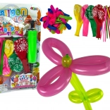 Modellező lufik készlete pumpával ünnepségekre