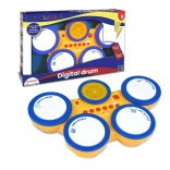 Digitális dobok fényhatásokkal