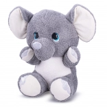 Plüss elefánt 24 cm – ülő
