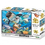 3D puzzle víz alatti szelfi 100 darab