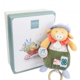 Ajándékcsomag Plüss Tehénke Aneth, zenélő 20 cm