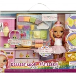 Rainbow High Littles cukrászda kistestvérrel és konyhával