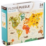 Petit Collage padlópuzzle – A mi világunk