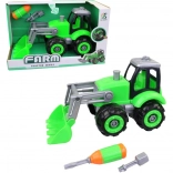 Csavarozható kotrógép gyerekeknek