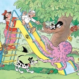 JUMBO puzzle Csúszós csúszda gyerekeknek - 150 darab