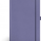 NOTIQUE Lila pöttyös notesz, 13 × 21 cm