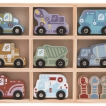 2Kids Toys fa autócska készlet polccal