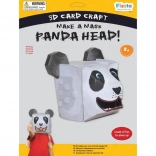 Fiesta Crafts Kreatív 3D panda maszk készlet