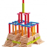 Fa építőlapok 200 db