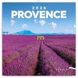 Jegyzetes naptár Provence 2026