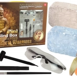 Régészeti készlet 2 az 1-ben – kristályok és kincsek gyerekeknek