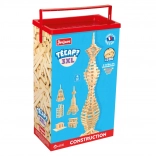 Jeujura fa építőkészlet Técap 3XL – 300 darab