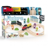 Játékkészlet: Mozdonyállomás