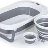 Összecsukható kád kiegészítőkkel Szürke a Chipolino-tól