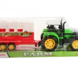 Lendkerekes traktor ló szállítókocsival