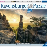 Puzzle Elba-homokkő hajnalban 1000 darabos RAVENSBURGER