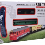 Vasútvonal effektekkel 106 × 106 cm