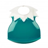 Műanyag előke gallérral Deep Peacock