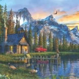 Puzzle Naplemente a Kunyhónál 1000 Darab