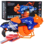 Nagy, teljesen automata BLAZE STORM bláster, 40 szivacslövedék, 8+