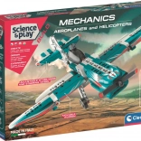 Clementoni Science & Play mechanikai labor – repülők és helikopterek 10 az 1-ben